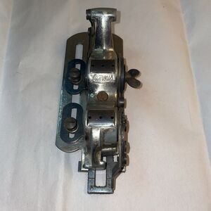 Vintage Sewing Machine Binder Attachment "Famous" Adjustable Hemmer Foot